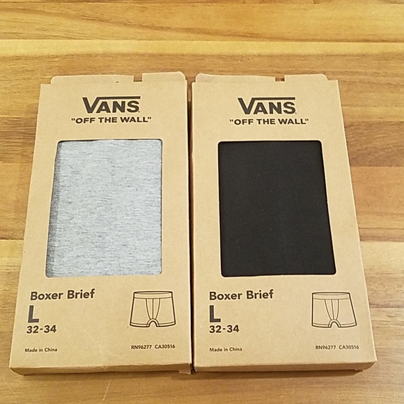 Vans Mens Boxer Briefs Size Large 